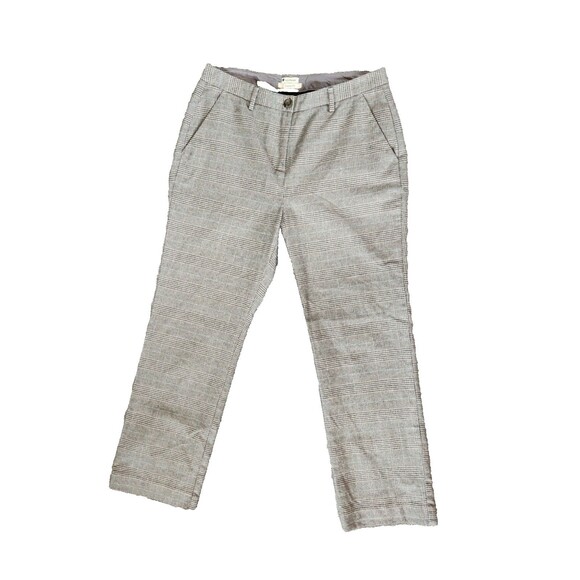 LL BEAN Pants Women's 10 Petite Straight Classic Fit Chino Work Office Wear - Picture 1 of 15